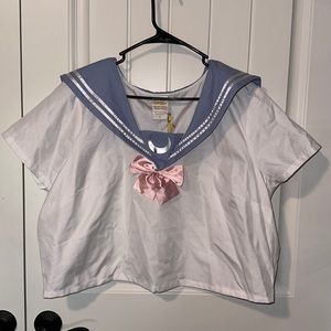 Sailor Moon Uniform Crop Top Plus Size